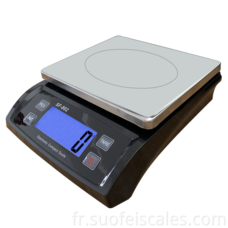 SF-802 30 kg 1 g Scale de package numérique Office de bureau de bureau